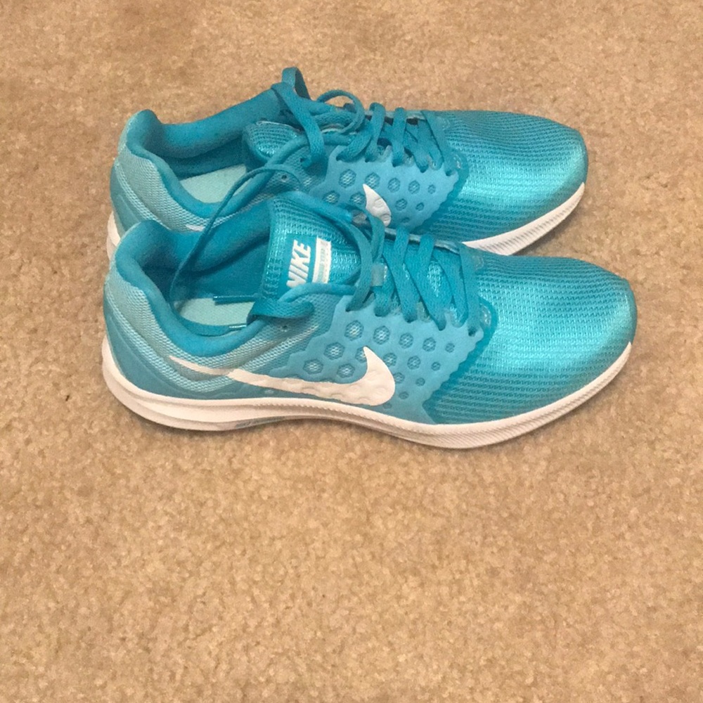 Light blue nike sneakers
